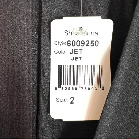 NWT Shoshanna Ari Laser Cut Midi Eyelet Dress Black Size 2 - Picture 14 of 16